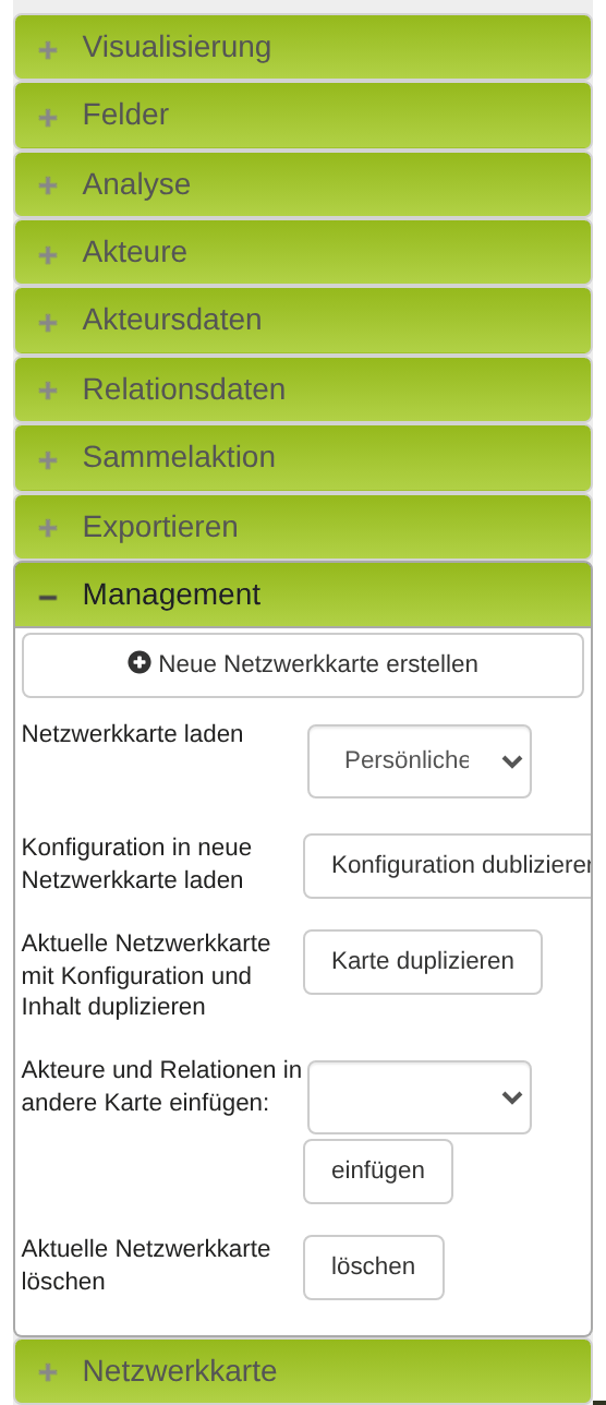 Abschnitt Management